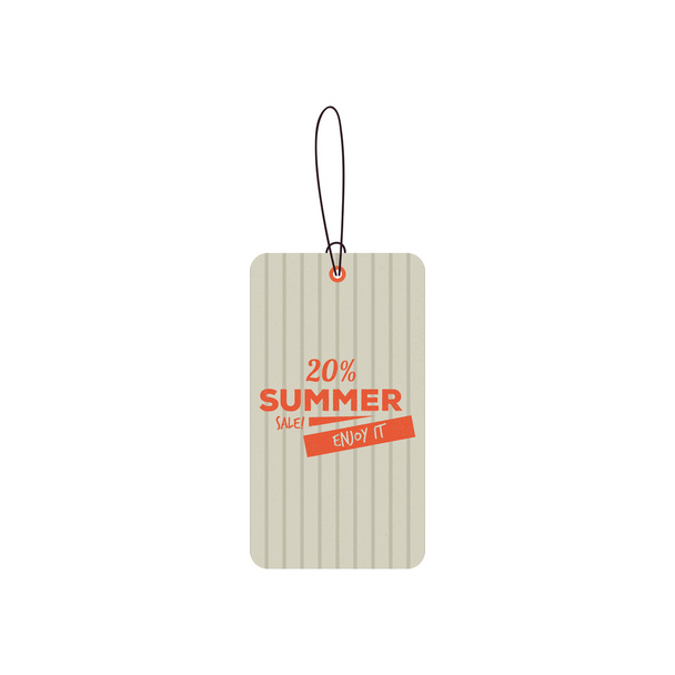 Summer sale label - Vector, imagen