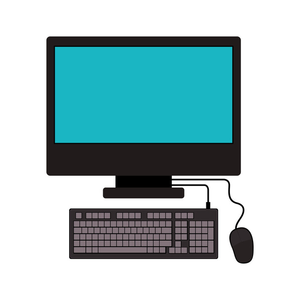 технічний екран комп'ютера клавіатури миші
 - Вектор, зображення