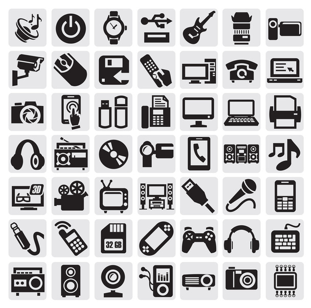 electronic devices - Vector, Image
