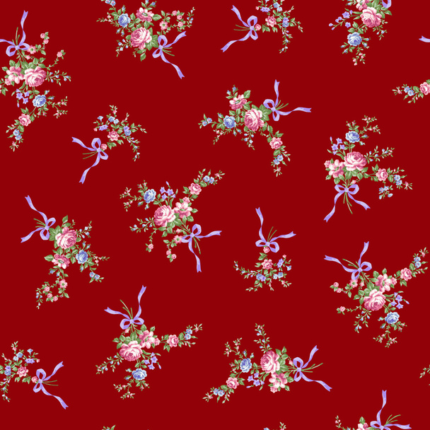 Flower pattern illustration - Vector, Image