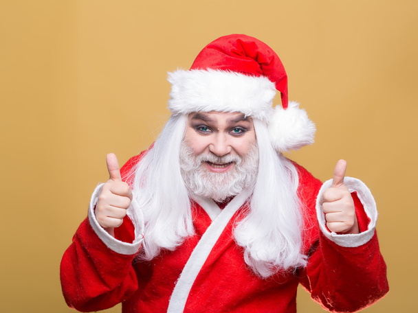 smiling Christmas man - Foto, Imagem