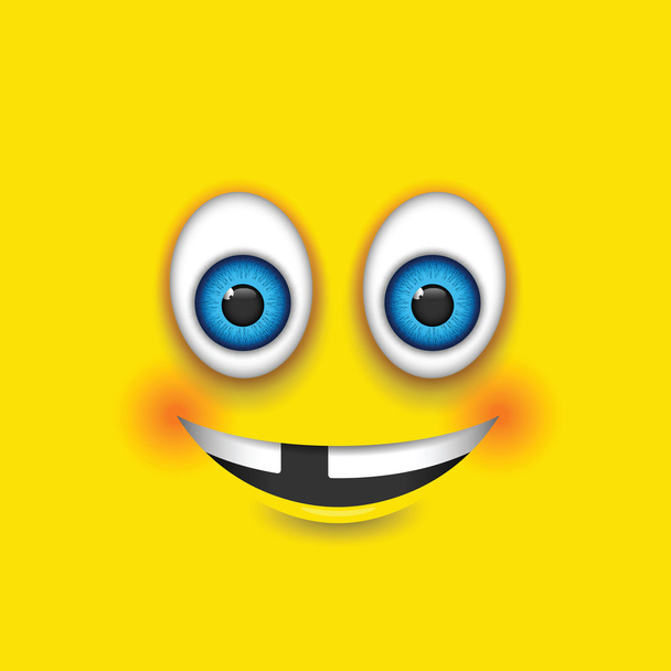 bezzubý emoji - Vektor, obrázek
