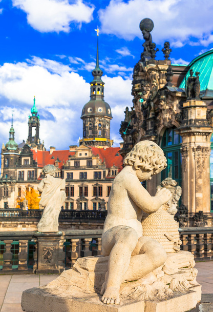 Beautiful  romantic old  Dresden, Germany - Zdjęcie, obraz