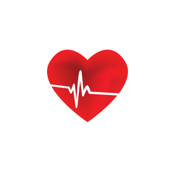 Ícone de pulso de frequência cardíaca, ilustração médica, vetorial
 - Vetor, Imagem