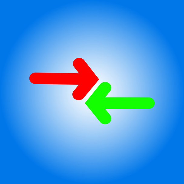 Arrow icon vector Illustration - Vector, Image