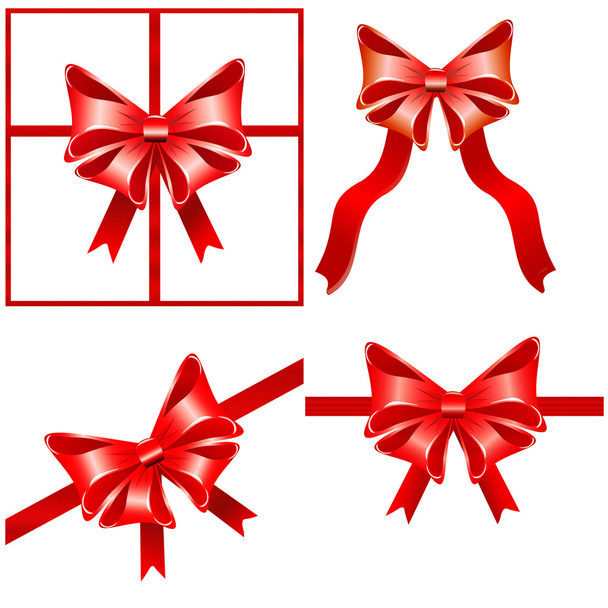 Red bows - Фото, зображення