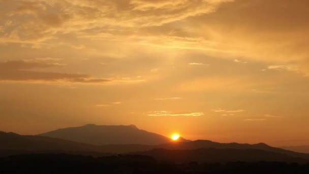 gyönyörű naplemente timelapse - Felvétel, videó