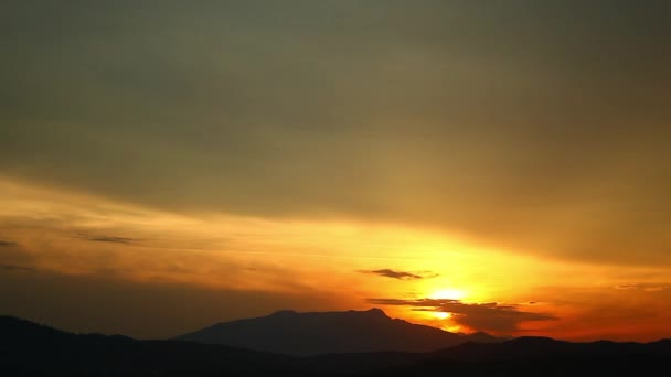 gyönyörű naplemente timelapse - Felvétel, videó