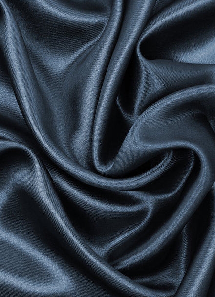 Smooth elegant grey silk or satin as background  - 写真・画像