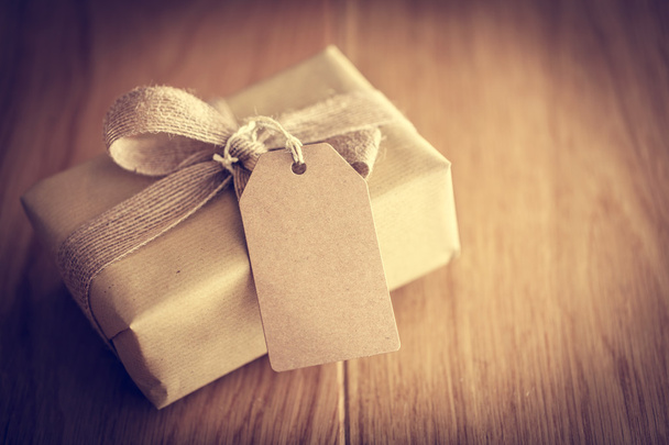 Christmas present box - Фото, изображение