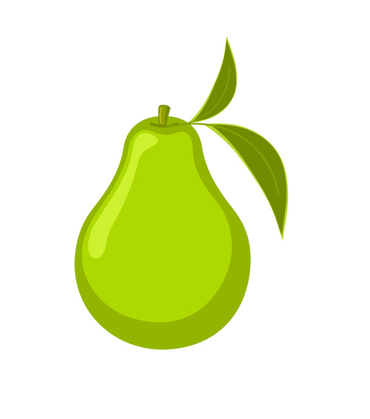Green Pear Vector - Vector, Image