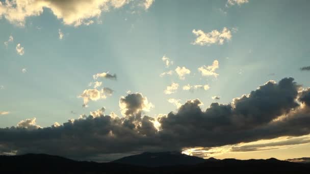 schöner Zeitraffer bei Sonnenuntergang - Filmmaterial, Video