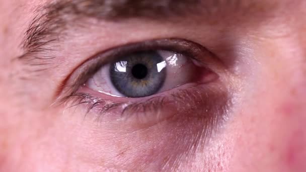 man groene ogen - Video