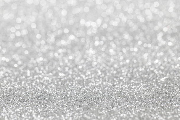 Abstract silver glitter background - Photo, image