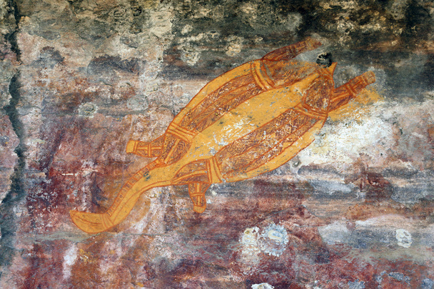 Tortuga Ubirr arte rupestre
 - Foto, imagen