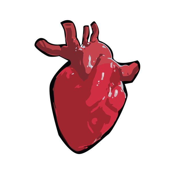 Heart texture. Vector, EPS10 - Vektor, obrázek
