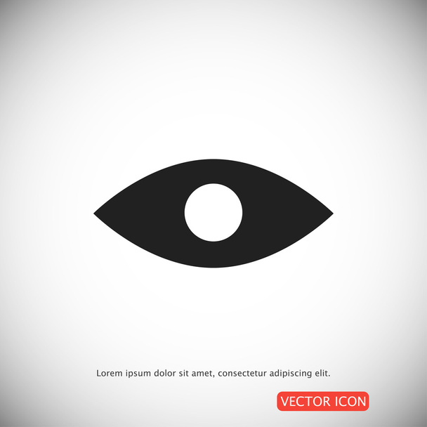 Symbol des menschlichen Auges - Vektor, Bild