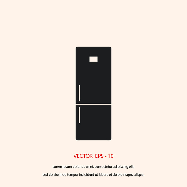 refrigerator icon vector - Vector, Image