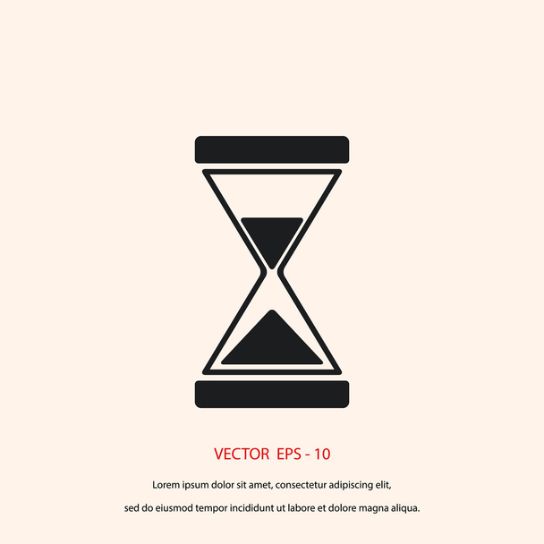 hourglass icon vector - Vector, Image