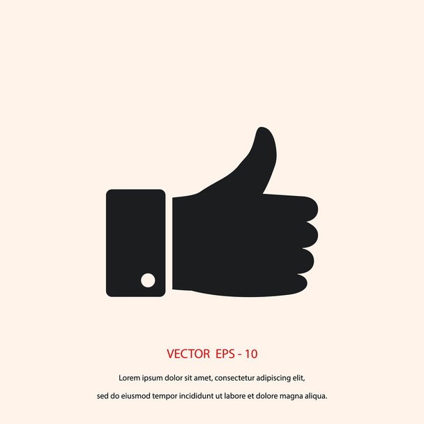   hand. good vector  - Vector, Image