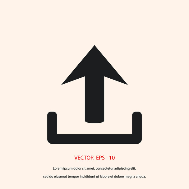 Vektor-Symbol hochladen - Vektor, Bild