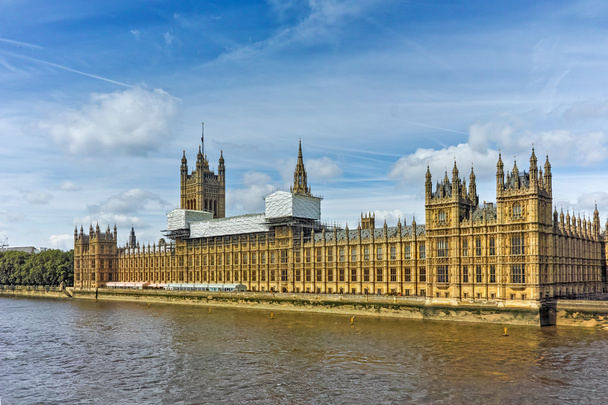 Incredibile vista sulle Case del Parlamento, Palazzo di Westminster, Londra
 - Foto, immagini