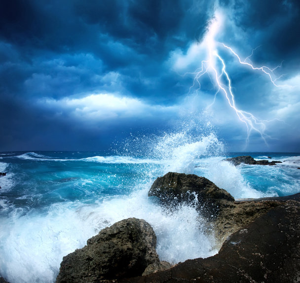 Tempestade oceânica - Foto, Imagem