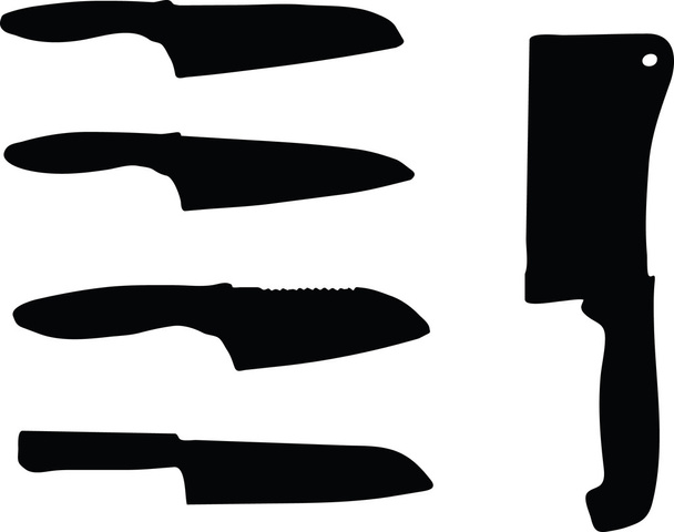 Couteaux et hachoir à viande
 - Vecteur, image