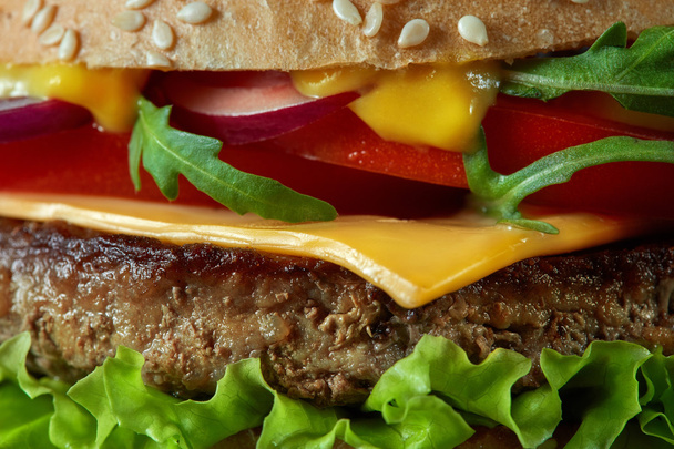homemade tasty burger - Foto, imagen