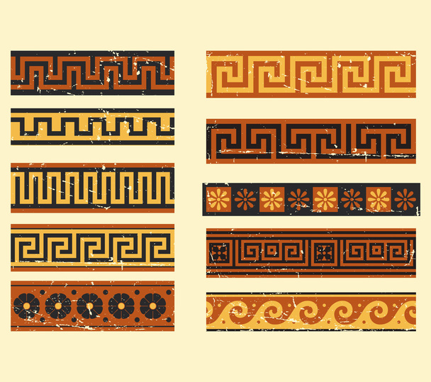 Conjunto de patrón griego
 - Vector, Imagen