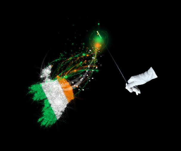 Bandeira mágica da Irlanda
 - Foto, Imagem