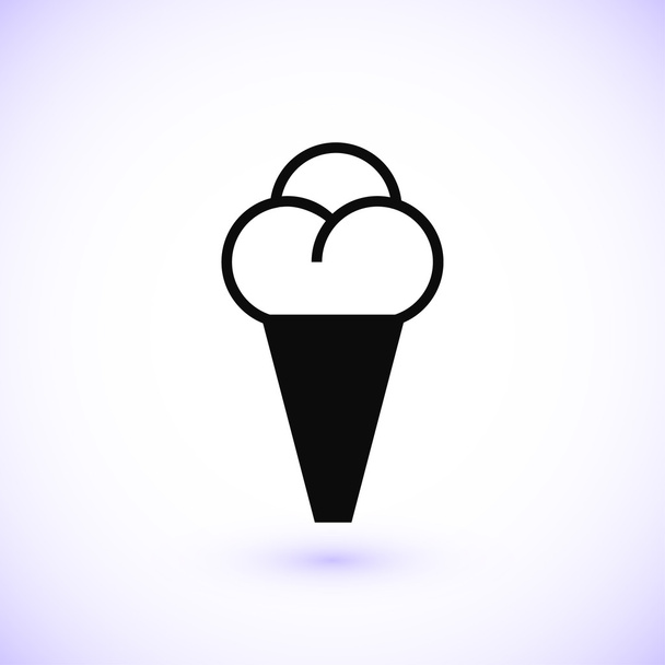 Ice cream icon, vector illustration. - Vector, Image