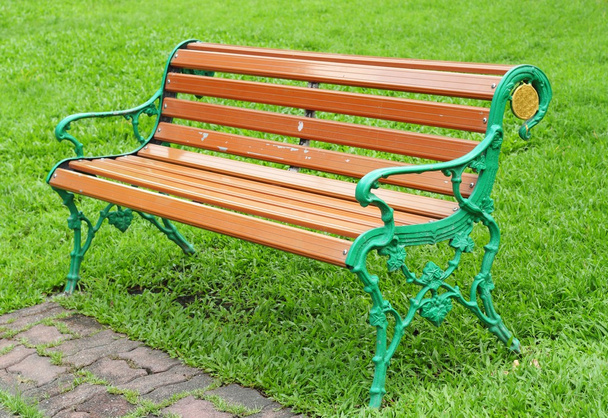 bench in the park on daytime - Photo, Image