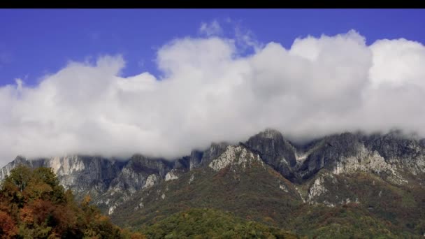 Clouds and mountain - Footage, Video
