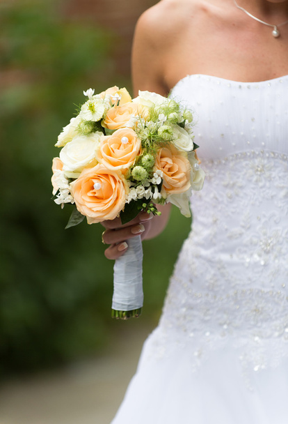 Beautiful wedding roses bouquet - Φωτογραφία, εικόνα
