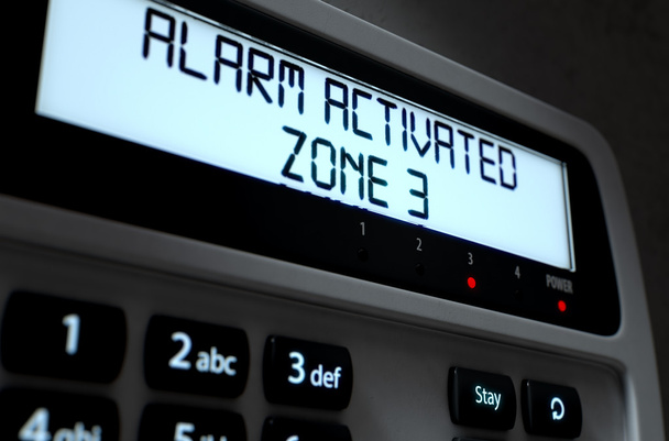 Panneau d'alarme activé
 - Photo, image