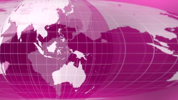 Wereld global nieuws achtergrond achtergrond planeet aarde 4k - Video