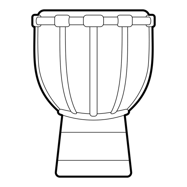 Icono de Tam tam, estilo de esquema
 - Vector, imagen