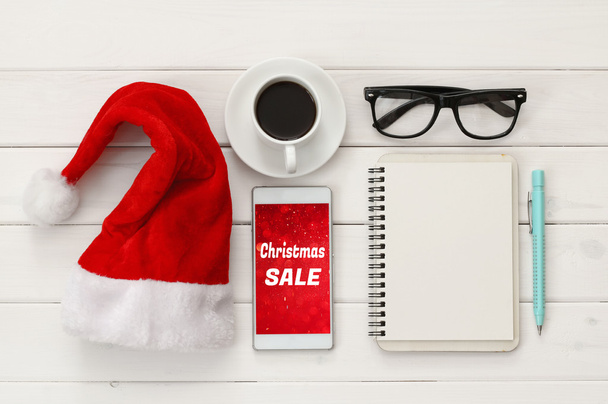 On line christmas holiday shopping concept - Фото, изображение