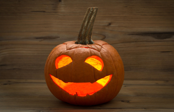 Smiling lantern pumpkin - Fotografie, Obrázek