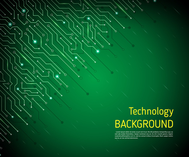 Technological vector background - Vector, Image