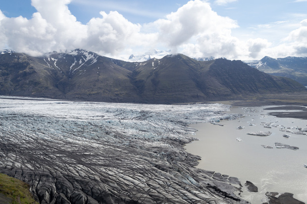 Skaftafellsjokull jäätikkö yksi vaikuttavimmista Islannin
 - Valokuva, kuva