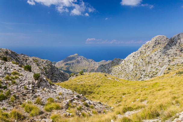 Krásný výhled na pohoří Sierra de Tramuntana, Mallorca, Španělsko - Fotografie, Obrázek