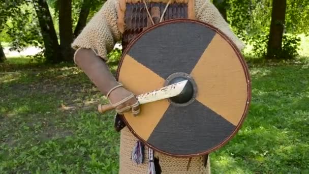 Ortaçağ savaşçıları restorasyon savaş - Video, Çekim