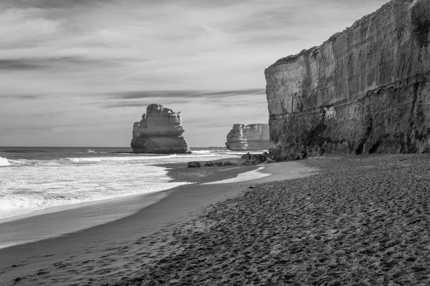 Playa por Gibsons pasos en la Great Ocean Road (Australia
) - Foto, imagen