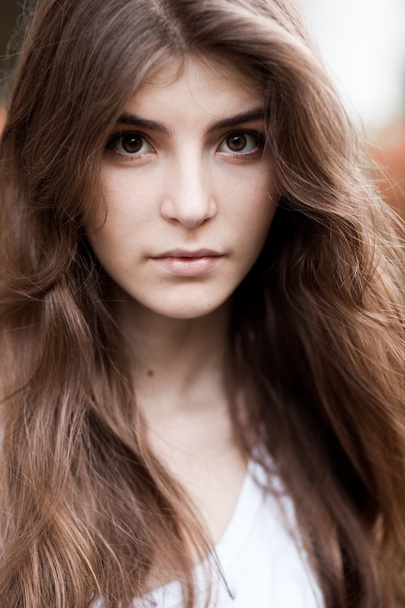 Portrait of brunette girl - Foto, Imagem