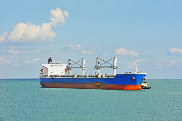 Vontatóhajó támogató tömeges teherhajó - Fotó, kép