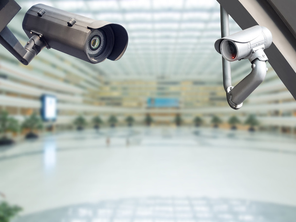 Câmera CCTV de segurança ou sistema de vigilância
 - Foto, Imagem