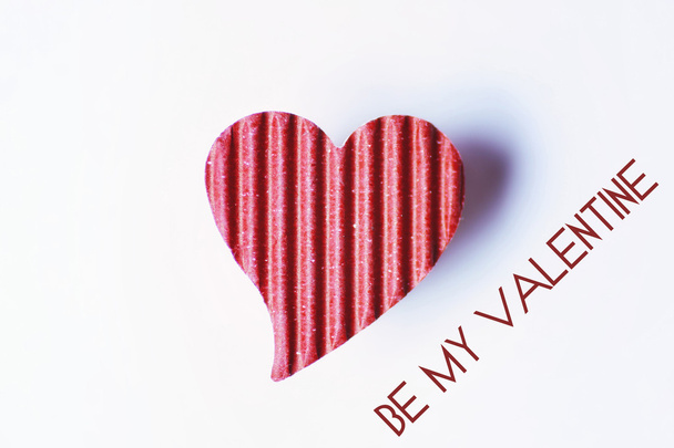 happy valentine paper heart shape - Photo, Image