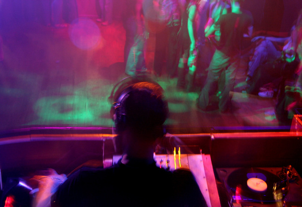 DJ bei der Arbeit, Disco-Party - Foto, Bild